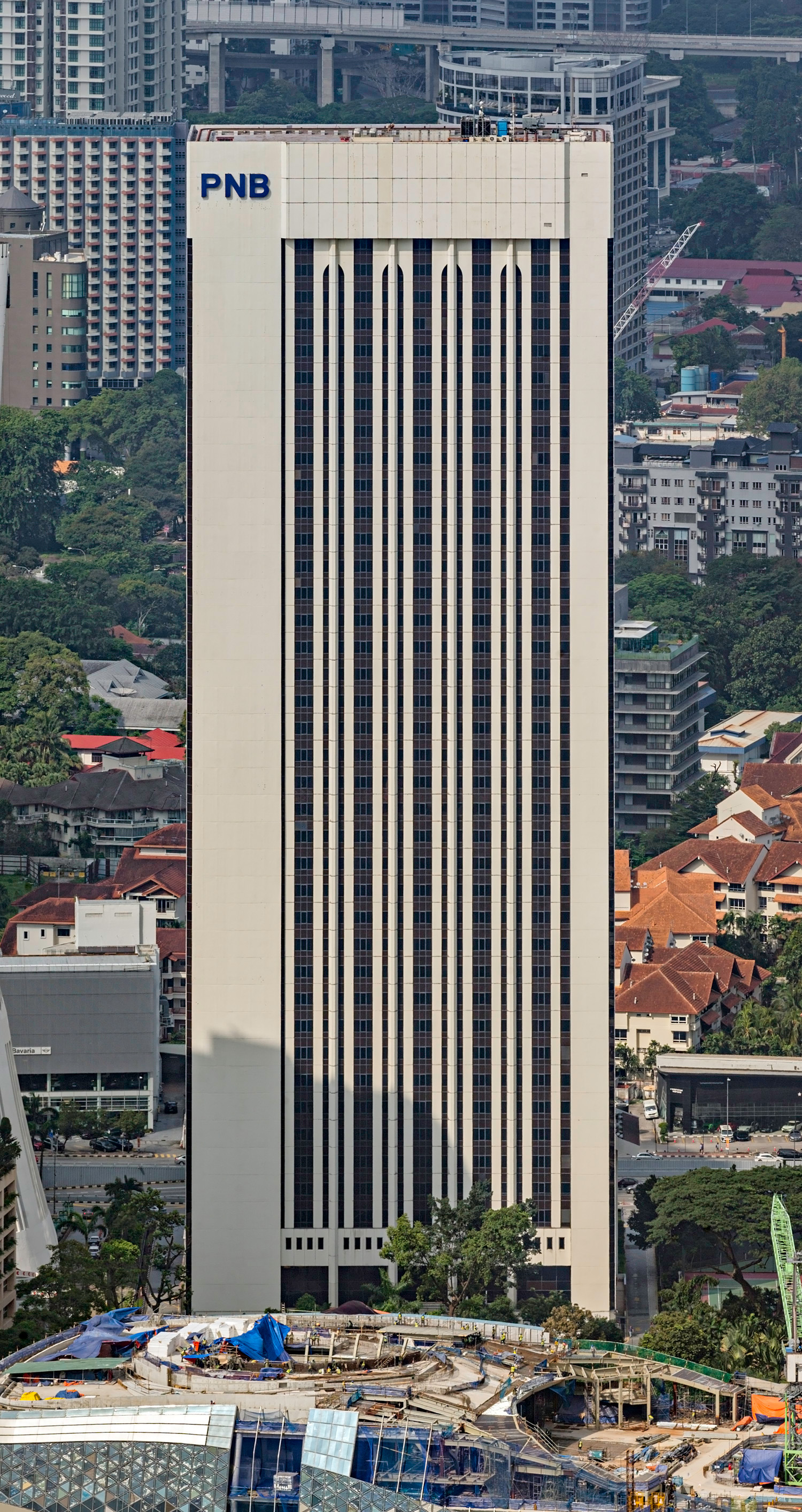 Menara PNB, Kuala Lumpur - View from KL Tower. © Mathias Beinling